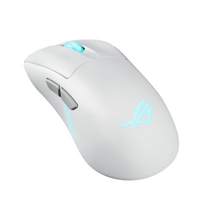 ASUS ROG Keris II Origin WHT mouse Gaming Right-hand RF Wireless + Bluetooth + USB Type-A Optical 42000 DPI