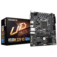 Gigabyte H510M S2H V3 Ultra Durable Intel 1200 Socket Motherboard, Micro-ATX, 2x DDR4 Slots, 1x M.2 Socket, GbE LAN, 1x D-Sub / 1x DisplayPort / 1x HDMI Port