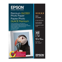 Epson 255gsm 10x15cm Premium Glossy Photo Paper 40 Sheets