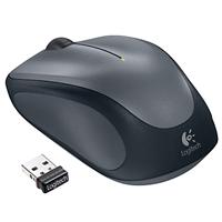 Logitech M235 Black and Grey Wireless Compact Design Optical Mouse