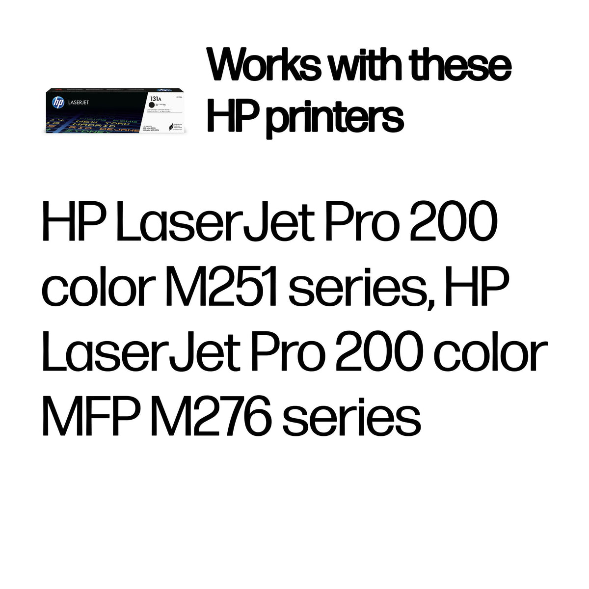 HP CF210A/131A Toner cartridge black, 1.6K pages ISO/IEC 19798 for HP Pro 200