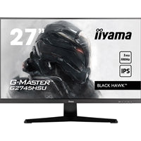 iiyama G-MASTER G2745HSU-B1 27 inch IPS Monitor, Full HD, 1ms, HDMI, DisplayPort, USB Hub, Freesync, 100Hz, Speakers, Black, Internal PSU, VESA