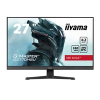 iiyama G-Master GB2770HSU-B6 Red Eagle 27 Inch Monitor Gaming Monitor, Black, Ultra Slim Bezel, Fast IPS IGZO, 180Hz, 0.2ms, FreeSync, HDMI, Display Port, USB Hub, Height Adjustable, Pivot, VESA