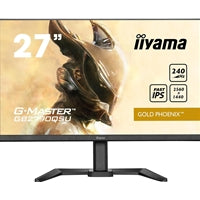 iiyama G-MASTER Gold Phoenix GB2790QSU-B5 27 inch IPS Gaming Monitor, QHD, 1ms, HDMI, DisplayPort, USB Hub, Freesync, 240Hz, Speakers, Black, Internal PSU, VESA, Height Adjustable