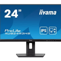 iiyama Prolite XU2493HS-B6 24 inch IPS Monitor, Full HD, 1ms, HDMI, DisplayPort, 100Hz, Speakers, Black, Internal PSU, VESA