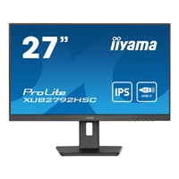 iiyama ProLite 27 Inch Full HD LCD Monitor, Matte Black, LED Backlight, 1920 x 1080, 75 Hz, 1x HDMI, 1x VGA, 1x DisplayPort, 2x USB Hub