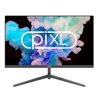 piXL CM215F17 21.5 Inch Frameless Monitor, Slim Design, 5ms Response Time, 75Hz Refresh Rate, Full HD 1920 x 1080, VGA / HDMI, 16.7 Million Colour Support, Black Finish