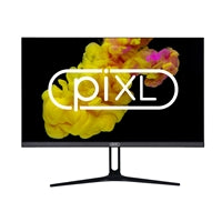 piXL PX24IVHF 24 Inch Frameless Monitor, Widescreen IPS LCD Panel, 5ms Response Time, 75Hz Refresh Rate, Full HD 1920 x 1080, VGA, HDMI, Internal PSU, 16.7 Million Colour Support, Black Finish, 3 Year Warranty