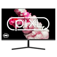 piXL PX27IHDD 27 Inch Frameless Monitor, Widescreen IPS LCD Panel, True -to-Life Colours, Full HD 1920x1080, Speakers, 4ms Response Time, 75Hz Refresh, VGA, HDMI, Black Finish