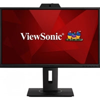 Viewsonic VG2440V 23 Inch Full HD IPS Monitor,  Widescreen, 60Hz, 5ms, VGA, HDMI, DisplayPort, Speakers, Webcam, Height Adjustable