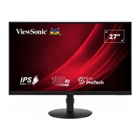 ViewSonic VG2708A 27 Inch IPS Monitor, Full HD, 5ms, 100Hz, USB Hub, Display Port, HDMI, VGA, Height Adjust, Swivel, Pivot, Speakers