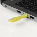 Lindy RJ45 Port Locks Yellow, 10x + 1 Key