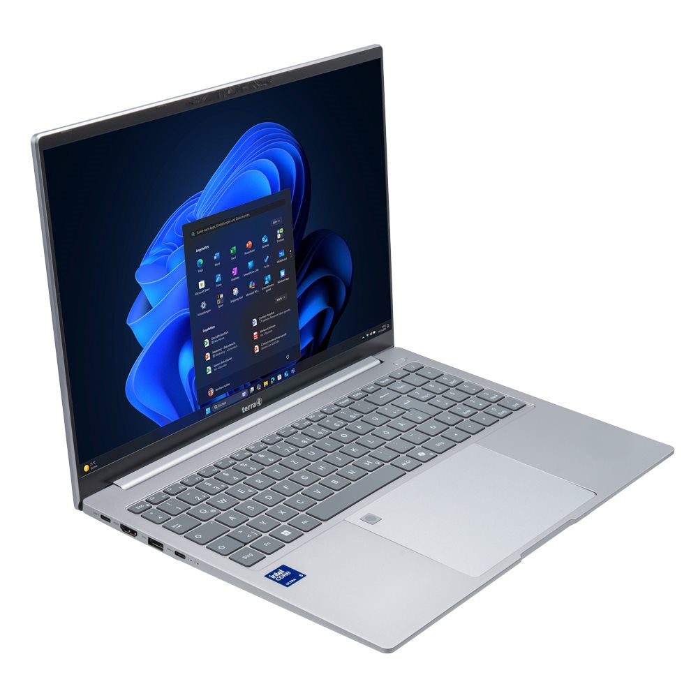 TERRA MOBILE 1552 Intel Core Ultra 5 125U Laptop 38.9 cm (15.3") WUXGA 16 GB DDR5-SDRAM 500 GB Wi-Fi 6E (802.11ax) Windows 11 Pro Silver German