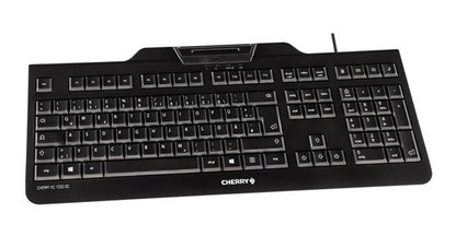 CHERRY KC 1000 SC keyboard USB AZERTY Belgian Black