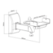 Vivolink VLMSP15 speaker mount Wall Black