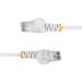 StarTech.com 1m White Slim CAT6 Ethernet Cable, Snagless, 100W PoE, UTP, LSZH, 28AWG Pure Bare Copper Wire, Slim RJ45 Network Patch Cord w/Strain Reliefs, Individually Tested