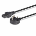 Lindy 2m Mains UK 3 Pin Plug to Hot Conditioned IEC C15 Power Cable  Kettle Lead