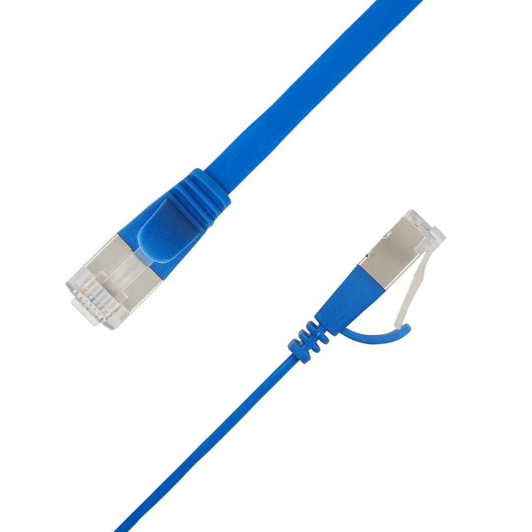 LinkIT STP-FL6A-00250-BL networking cable Blue 2.5 m Cat6a U/FTP (STP)