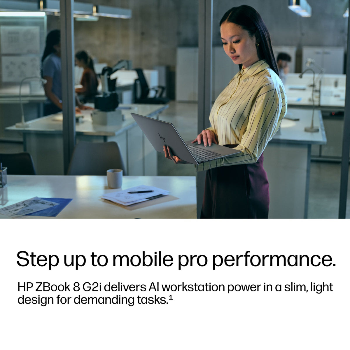 HP ZBook 8 G2i 16 inch Mobile Workstation PC - Data Science Copilot+ PC Intel Core Ultra 7 356H 40.6 cm (16") WUXGA 16 GB DDR5-SDRAM 512 GB SSD Wi-Fi 7 (802.11be) Windows 11 Pro AI Workstation, AI PC Silver