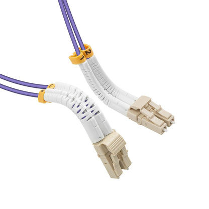 Lanview LVO231810-FLEX InfiniBand/fibre optic cable 1 m LC Purple