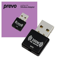 Prevo USBW4 300Mbps N300 USB Wireless Network Adapter