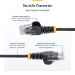 StarTech.com 25cm Orange Slim CAT6 Ethernet Cable, Snagless, 100W PoE, UTP, LSZH, 28AWG Pure Bare Copper Wire, Slim RJ45 Network Patch Cord w/Strain Reliefs, Individually Tested