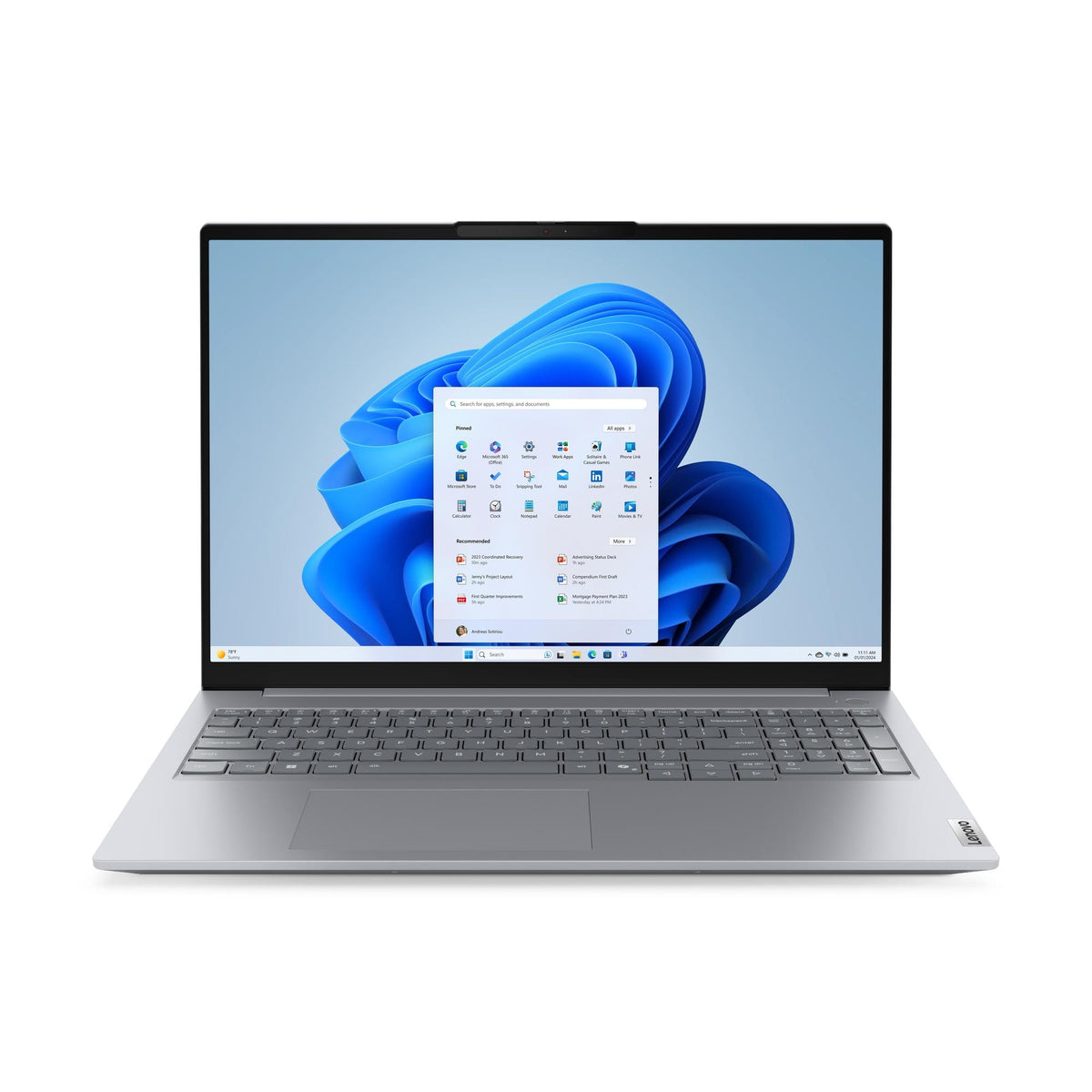 Lenovo ThinkBook 16 G9 IRL Intel® Core™ i5 i5-13420H Laptop 40.6 cm (16") WUXGA 16 GB DDR5-SDRAM 512 GB SSD Wi-Fi 7 (802.11be) Windows 11 Pro Grey English