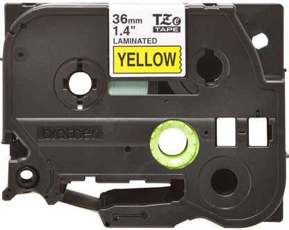 Brother TZE-661 DirectLabel black on yellow Laminat 36mm x 8m for Brother P-Touch TZ 3.5-36mm/HSE/6-36mm