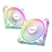 ASUS Prime MR120 Fan ARGB Reverse White Computer case 12 cm
