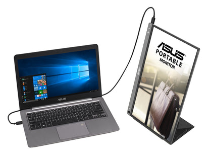 ASUS ZenScreen MB16ACE computer monitor 39.6 cm (15.6") 1920 x 1080 pixels Full HD LED Grey