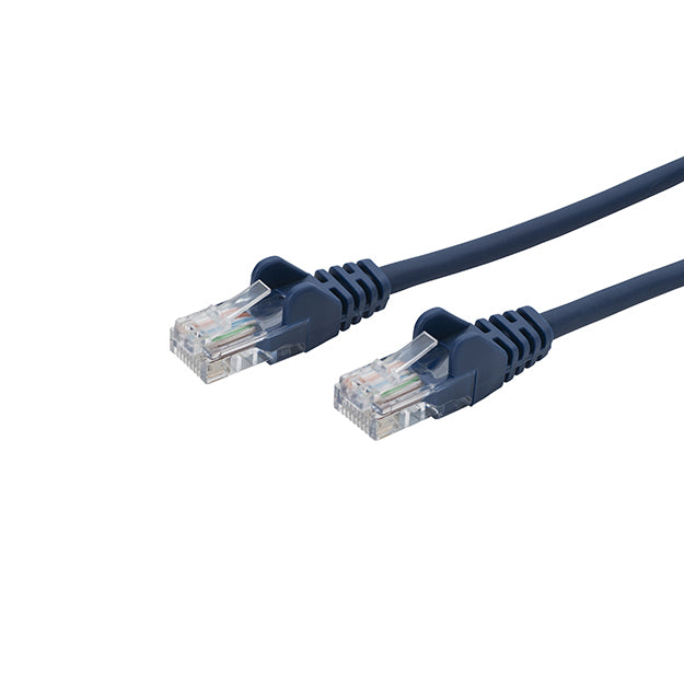 connektgear 0.5m RJ45 CAT5e UTP Stranded Flush Moulded Network Cable - 24AWG - Blue