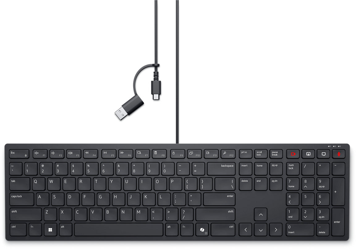 DELL Pro Wired Collaboration Keyboard - KB525C - UK (QWERTY)