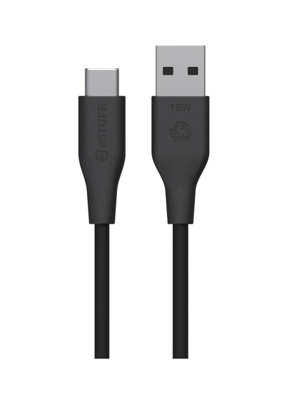 eSTUFF ES605280 USB cable USB 2.0 2 m USB C USB A 60 W Black