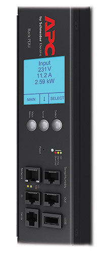 APC Rack PDU 2G, Metered by Outlet with Switching, ZeroU, 16A, 230V, (21) C13 & (3) C19