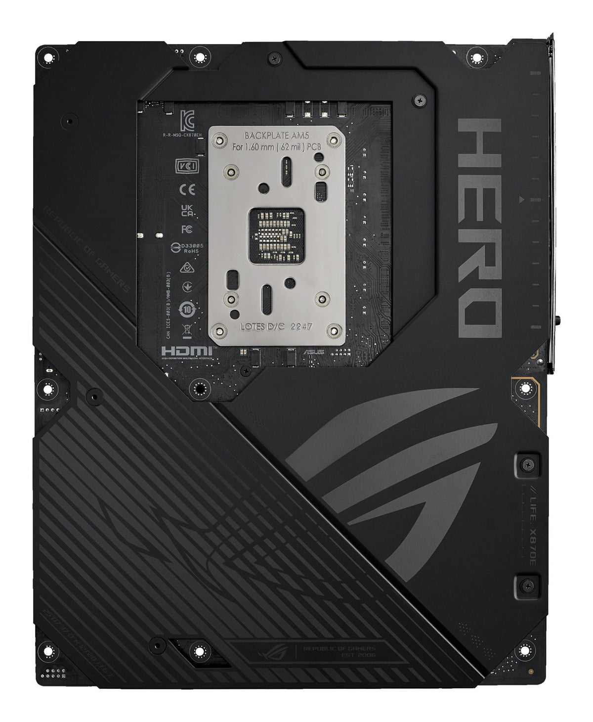 ASUS ROG CROSSHAIR X870E HERO AMD X870E Socket AM5 ATX