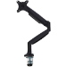 StarTech.com Desk Mount Monitor Arm - Heavy Duty Ergonomic VESA Monitor Arm - Single 32" (19.8lb/9kg) Display - Full Motion, Height Adjustable, Articulating - Aluminum - C-Clamp/Grommet- Black