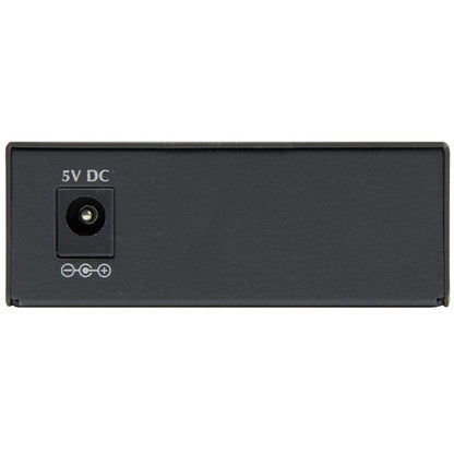 StarTech.com Multi-Mode (MM) / Single Mode (SM) Fiber Media Converter for 10/100/1000 Networks, Standalone Gigabit Ethernet to Fiber Converter, Open SFP Slot - TAA