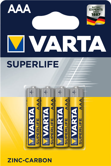 Varta R03 AAA household battery Zinc-carbon