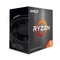 AMD Ryzen 5 5500 6 Core AM4 Processor, 12 Threads, 3.6GHz up to 4.2GHz Boost, 19MB Cache, 65W, with Wraith Stealth Cooler, No Graphics