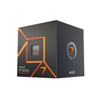 AMD Ryzen 7 7700 with Radeon Graphics, 8 Core Processor, 16 Threads, 3.8GHz up to 5.3GHz Boost, 40MB Cache, 65W, Wraith Prism LED Cooler, Radeon Graphics