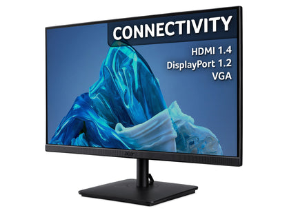 Acer Vero V7 V227QHBIPV 54.6 cm (21.5"), Full HD (1920 x 1080), 100Hz Refresh Rate, 4Ms Response Time, VGA, DVI & DisplayPort