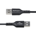 StarTech.com 3ft (1m) USB-A to USB-C Charging Cable, Charge & Sync, 3A, USB 2.0, TPE Jacket - Black USB Charging Cord
