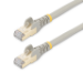 StarTech.com 10m CAT6a Ethernet Cable - 10 Gigabit Shielded Snagless RJ45 100W PoE Patch Cord - 10GbE STP Network Cable w/Strain Relief - Grey Individually Tested/Wiring is UL Certified/TIA