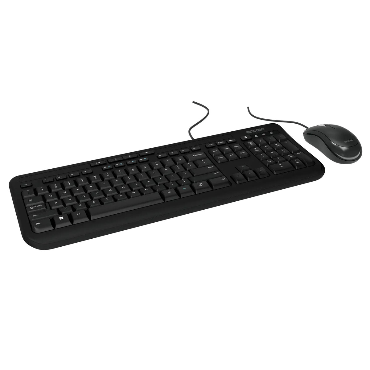 Incase Designed by Microsoft Wired Desktop 600 keyboard Mouse included Universal USB QWERTY Italian Black