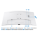 Samsung S65TC computer monitor 86.4 cm (34") 3440 x 1440 pixels UltraWide Quad HD LED White