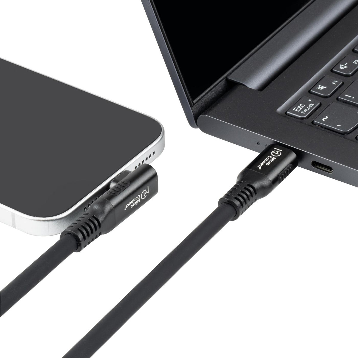 Microconnect MC-LS-USB4CC1.0-A USB cable USB4 Gen 3x2 1 m USB C 240 W Black