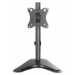 Manhattan Desk Mount for TV & Monitors, Stand Assembly, Tilt/Swivel/Rotation, For screens 10" to 27", VESA compatibility: 75x75 and 100x100mm - check the dimensions of the four mounting holes on back of screen to ensure it fits, Max 7kg, Black, Bracket