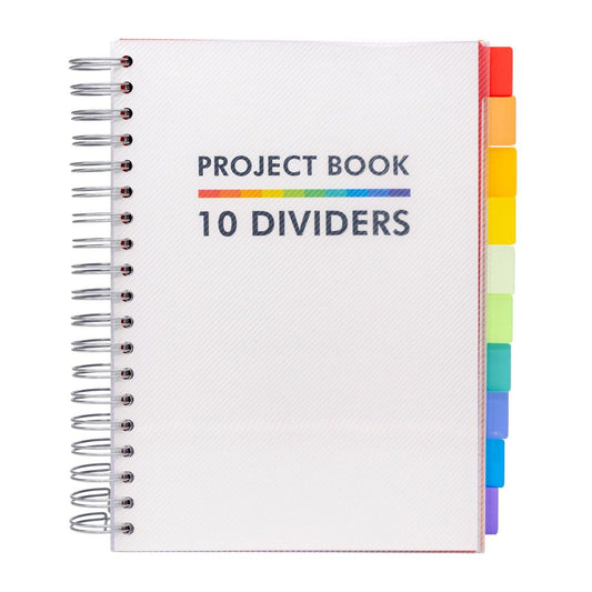 Pukka PUKKA PADS PROJ BOOK/10 DIVDR B5 WHT