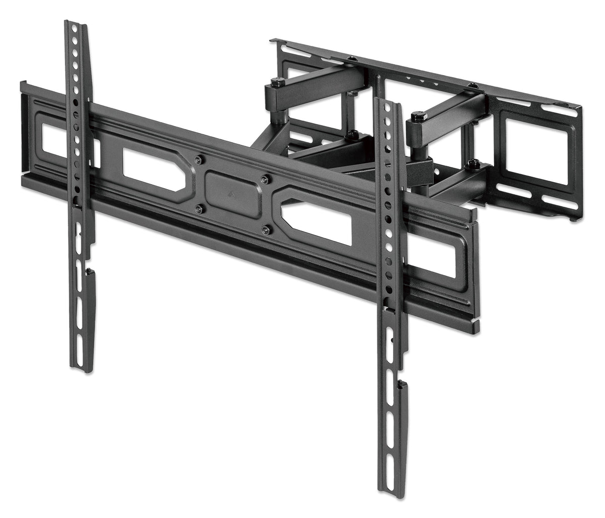 Manhattan Wall Mount for TV & Monitors (Full Motion), For screens 32" to 65", VESA compatibility: all between 100x100mm to 600x400mm - check the dimensions of the four mounting holes on back of screen to ensure it fits, Max 40kg, Black, Bracket, Lifetime