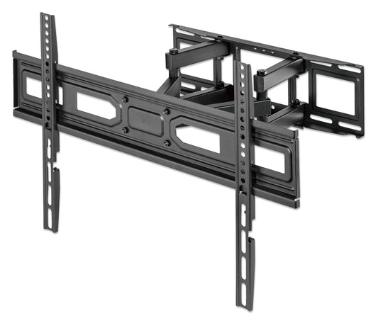 Manhattan Wall Mount for TV & Monitors (Full Motion), For screens 32" to 65", VESA compatibility: all between 100x100mm to 600x400mm - check the dimensions of the four mounting holes on back of screen to ensure it fits, Max 40kg, Black, Bracket, Lifetime